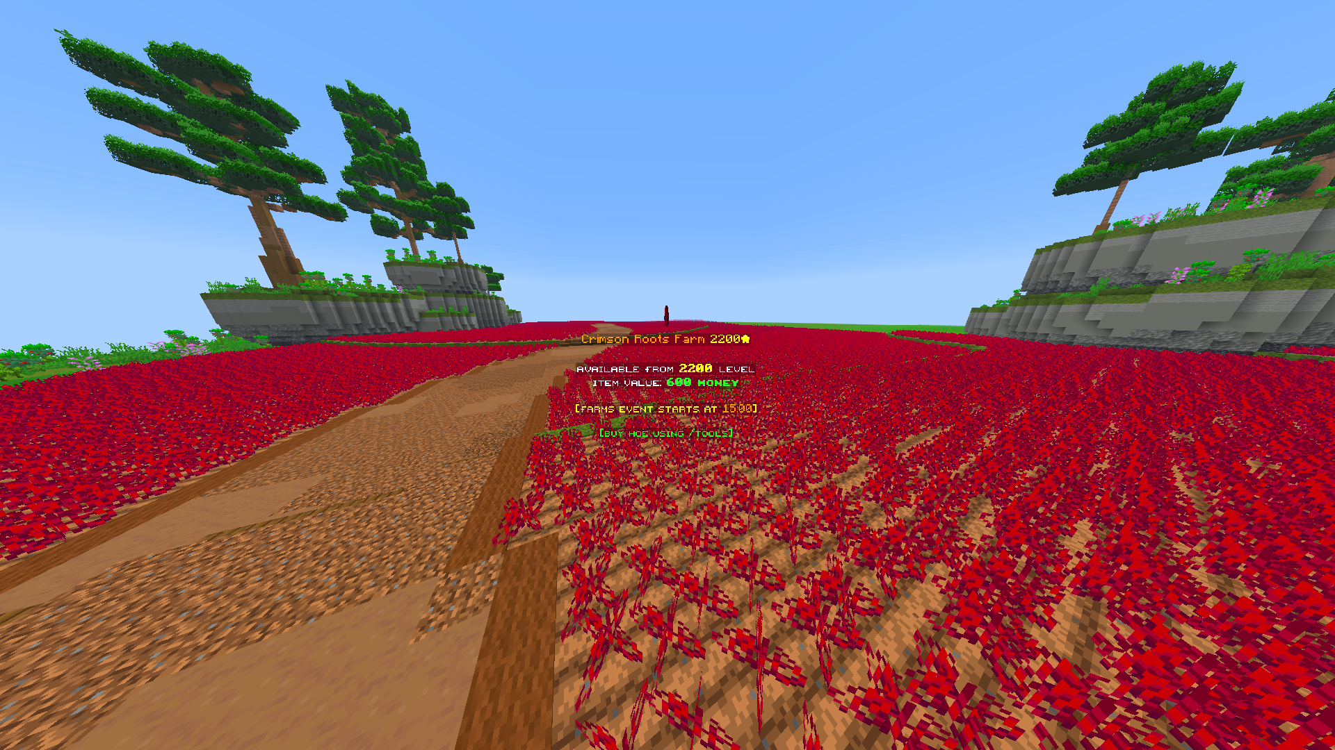 The crimson roots farm zone